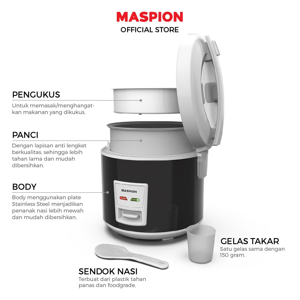 Maspion Magic Roster Maspion Superstore - Segala Peralatan Rumah Tangga